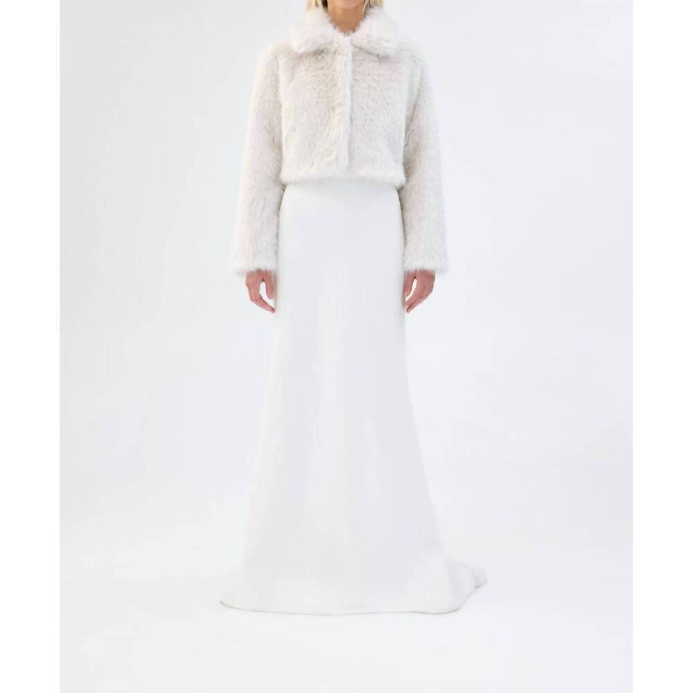 NEW UNREAL FUR women's milky way jacket in white